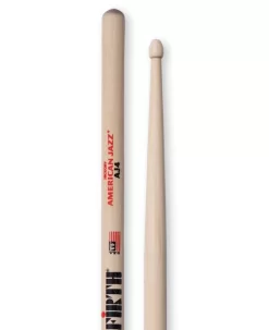 Vic Firth AJ4 Wooden Tip Jazz Drumsticks - Hickory
