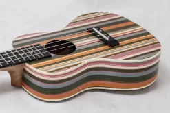 Adam Black (ABUKC130RB) Rainbow Concert Ukulele -Melody Shop 2abukc130rb side angled