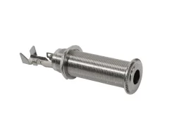 Switchcraft (SC-152B) Nickel Thick Panel / Barrel Jack Socket - 3 Pole
