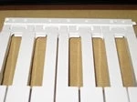 Yamaha WB124900/WB125800 White Psr Keys New Style