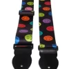 LG Smiley Face 2" Webbed Guitar Strap