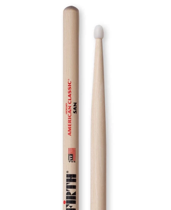 Vic Firth 5AN Nylon Tip Drumsticks - Hickory 1 Vic Firth 5AN Nylon Tip Drumsticks - Hickory