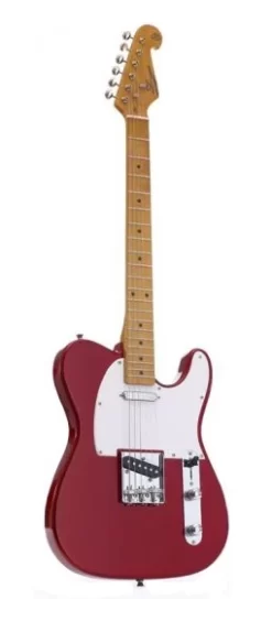 SX Candy Apple Red TC Style Electric Guitar + Gig Bag