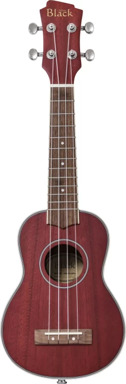 Adam Black Electric Acoustic Soprano Ukulele - Satin Red