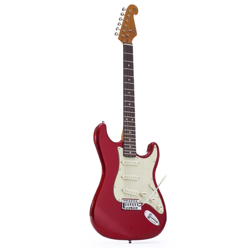 SX Vintage Series Candy Apple Red SC Style Electric Guitar + Gig Bag 1 SX Vintage Series Candy Apple Red SC Style Electric Guitar + Gig Bag