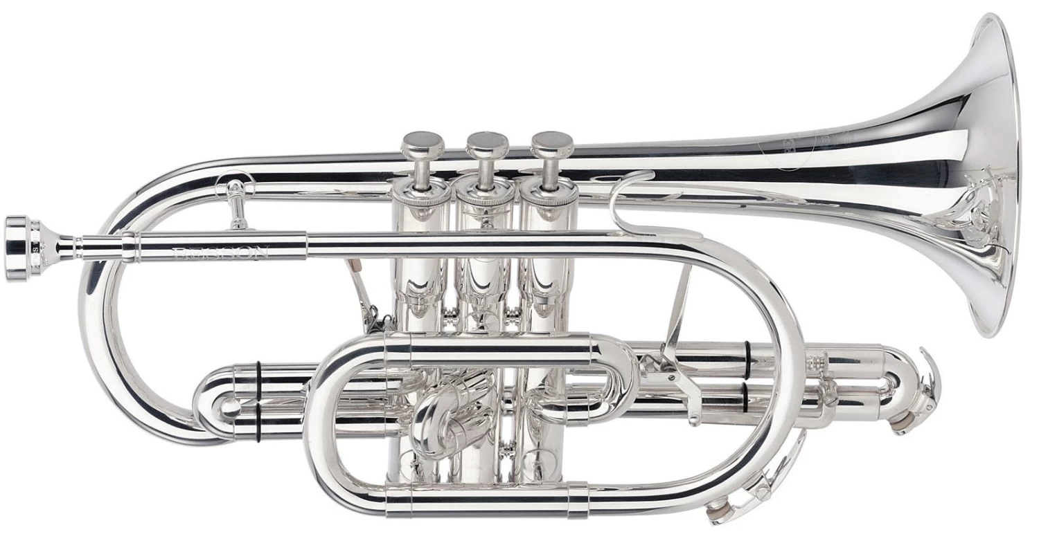 Besson (BE928G-S) Sovereign Cornet - Silver Plated 1 Besson (BE928G-S) Sovereign Cornet - Silver Plated