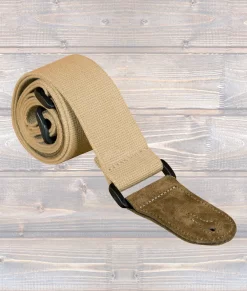LG 2" Sand Woven Cotton Guitar Strap