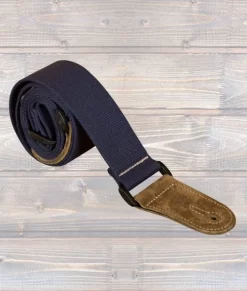 LG 2" Navy / Blue Cotton Woven Guitar Strap