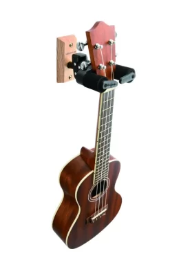 Hercules Auto Grip Multi Instrument / Guitar Wall Hanger / Mount - Natural Wood Base -Melody Shop GSP38WB PLUS 3