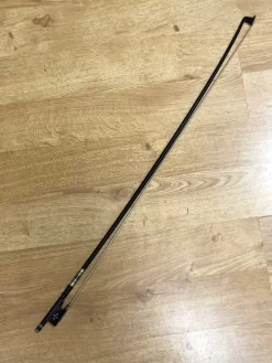 Prestige Carbon Fibre 4/4 Violin Bow - Silver Cross Design
