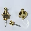 Gold Guitar Strap Locks - Pair