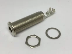 Switchcraft (SC-151) Nickel Thick Panel / Barrel Jack Socket - 2 Pole -Melody Shop IMG 3833 scaled