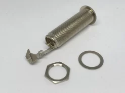 Switchcraft (SC-151) Nickel Thick Panel / Barrel Jack Socket - 2 Pole -Melody Shop IMG 3834 scaled