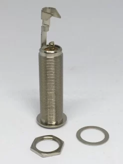 Switchcraft (SC-151) Nickel Thick Panel / Barrel Jack Socket - 2 Pole -Melody Shop IMG 3835 scaled