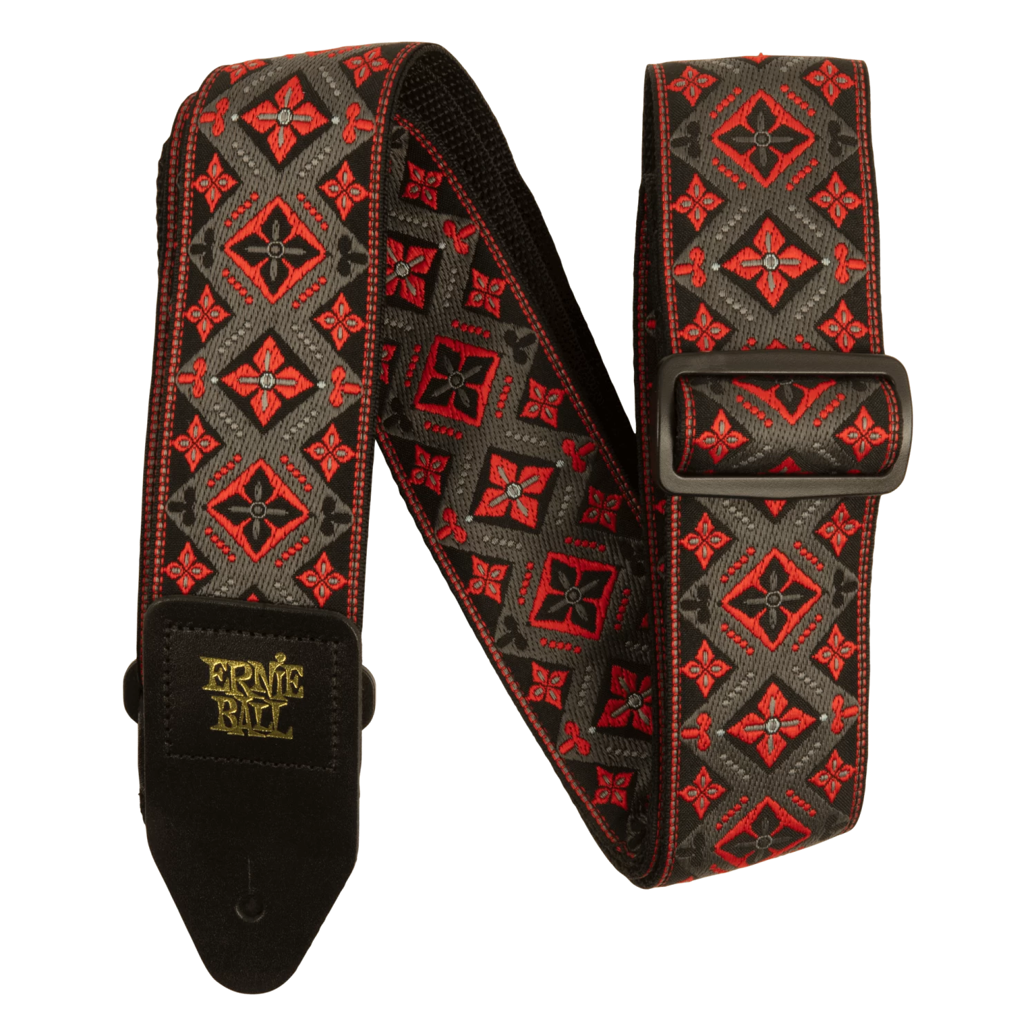 Ernie Ball Red King Classic Jacquard Guitar Strap 1 Ernie Ball Red King Classic Jacquard Guitar Strap
