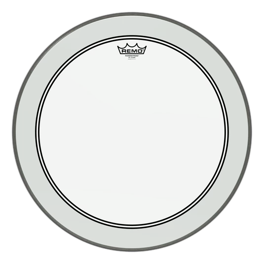 Remo 22" Clear Powerstroke P3 Bass Drum Head / Skin + Falam Patch 1 Remo 22" Clear Powerstroke P3 Bass Drum Head / Skin + Falam Patch