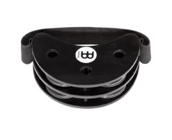 Meinl (FJS2S-BK) Siam Oak Foot Tambourine - Stainless Steel Jingles