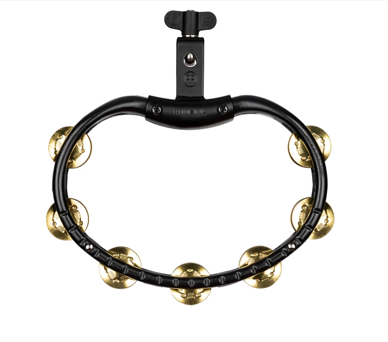 Meinl (TMT2B-BK) Mountable ABS Tambourine - Solid Brass Jingles - Black 5 Meinl (TMT2B-BK) Mountable ABS Tambourine - Solid Brass Jingles - Black - Image 5