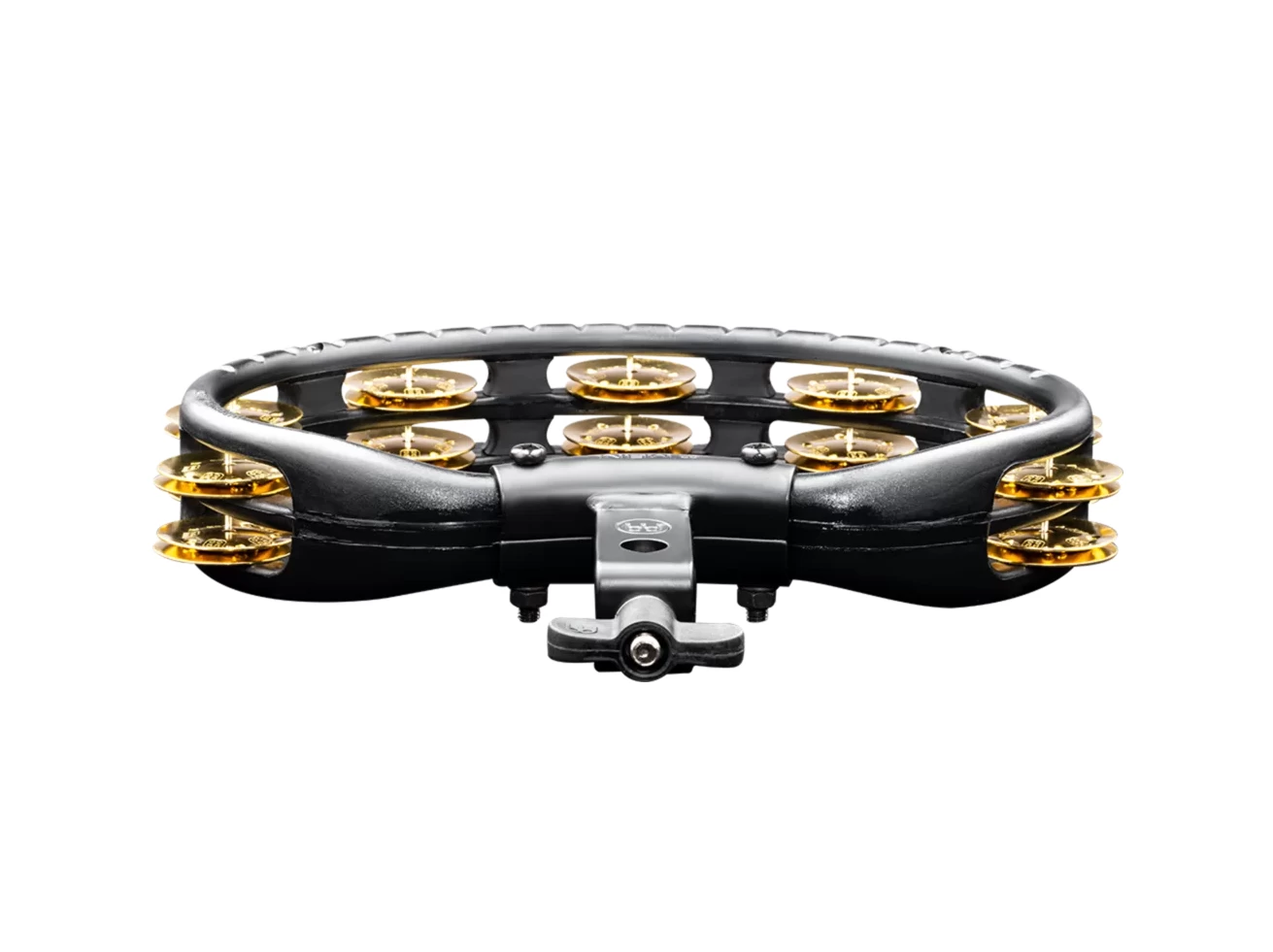 Meinl (TMT2B-BK) Mountable ABS Tambourine - Solid Brass Jingles - Black 4 Meinl (TMT2B-BK) Mountable ABS Tambourine - Solid Brass Jingles - Black - Image 4