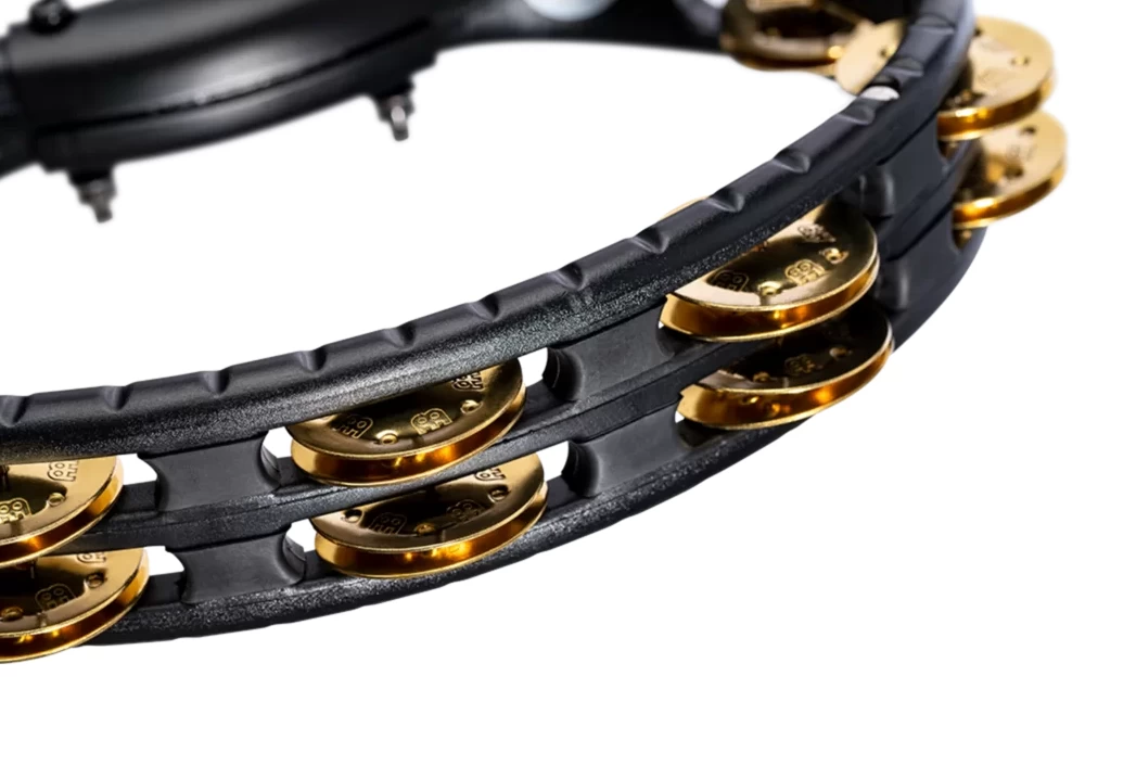 Meinl (TMT2B-BK) Mountable ABS Tambourine - Solid Brass Jingles - Black 2 Meinl (TMT2B-BK) Mountable ABS Tambourine - Solid Brass Jingles - Black - Image 2
