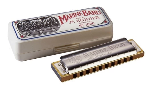 Hohner Marine Band Harp / Harmonica - Key A 4 Hohner Marine Band Harp / Harmonica - Key A - Image 4