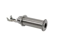 Switchcraft (SC-151) Nickel Thick Panel / Barrel Jack Socket - 2 Pole