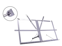 Boston Folding Table Top Music Stand - Silver