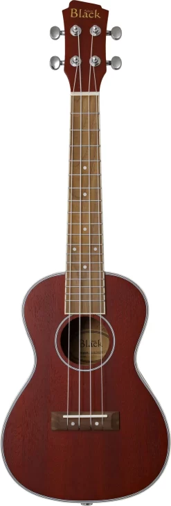 Adam Black Electric Acoustic Concert Ukulele - Satin Red