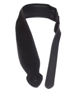 LG X-Long Deluxe Softy Black Guitar Strap