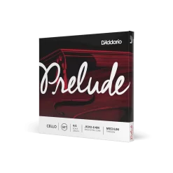 Prelude By D'Addario (J1010 4/4M) 4/4 Cello String Set - Medium Tension -Melody Shop do j1010 44m main transparent1