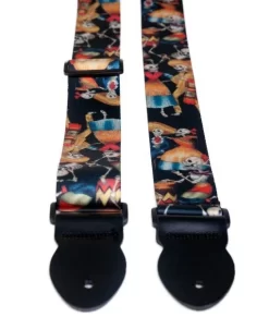 LG Party Skulls 2" Webbed Guitar Strap
