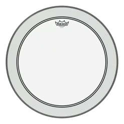 Remo 24" Clear Powerstroke P3 Bass Drum Head / Skin + Falam Patch