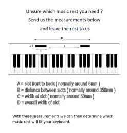 ZG441300 Black Music Rest For Yamaha Keyboards -Melody Shop restsize f933ef1d d108 4ab6 a1c0 3ce7139a6018