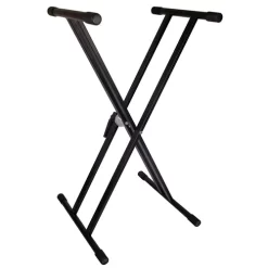 TGI (TGKS2) Double Braced Keyboard Stand Black
