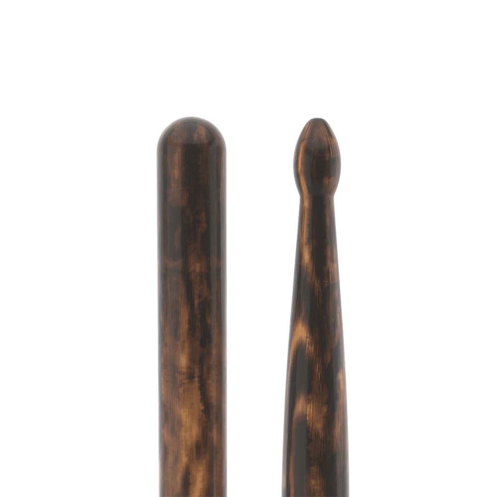 ProMark (TX5AW-FG) Classic Forward 5A FireGrain Hickory Drumstick - Oval Wood Tip 2 ProMark (TX5AW-FG) Classic Forward 5A FireGrain Hickory Drumstick - Oval Wood Tip - Image 2