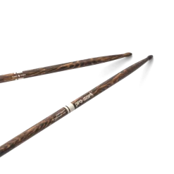 ProMark (TX7AW-FG) Classic Forward 7A FireGrain Hickory Drumstick - Oval Wood Tip -Melody Shop tx7aw fg main transparent