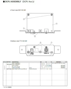 ZE124101 PCB Assembly YDP142 143 DC Power In -Melody Shop ze124101sc
